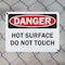 Signmission Hot Surface Sign, 7 in H x 10 in W, Plastic, Hot Surface Do Not Touch OS-2PACK-DS-P-710-L-19398 - alternate 9